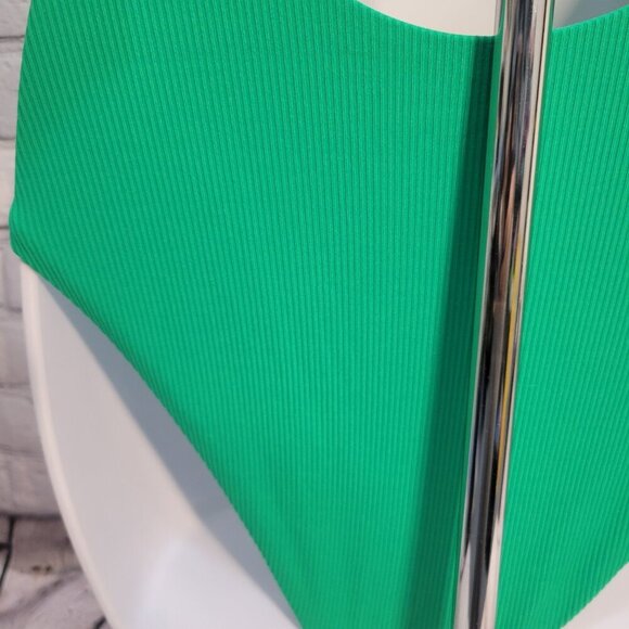 BECCA Modern Edge Rib Plunge One Piece Women's Swimsuits - Picture 7 of 8